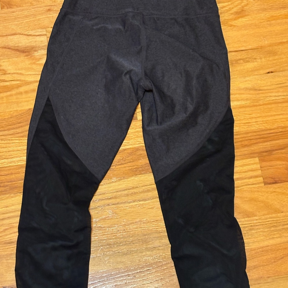 Zella Charcoal and Black Leggings
